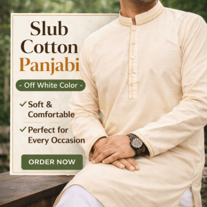 রাজকীয় পিওর স্ল্যাব কটন পাঞ্জাবি